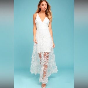 Dress the Population Sidney floral lace gown